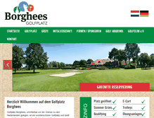 Tablet Screenshot of golfclub-borghees.de